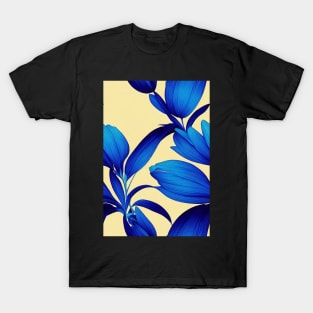 Beautiful Blue Floral pattern, for all those who love flowers #68 T-Shirt